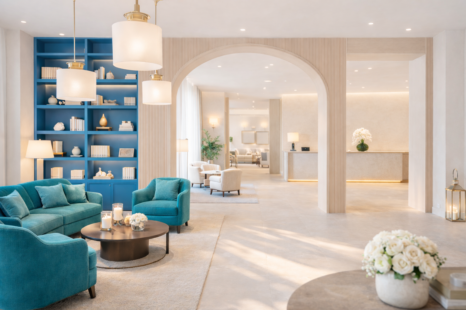 Luxury hotel lounge showing hotel scent branding strategy
