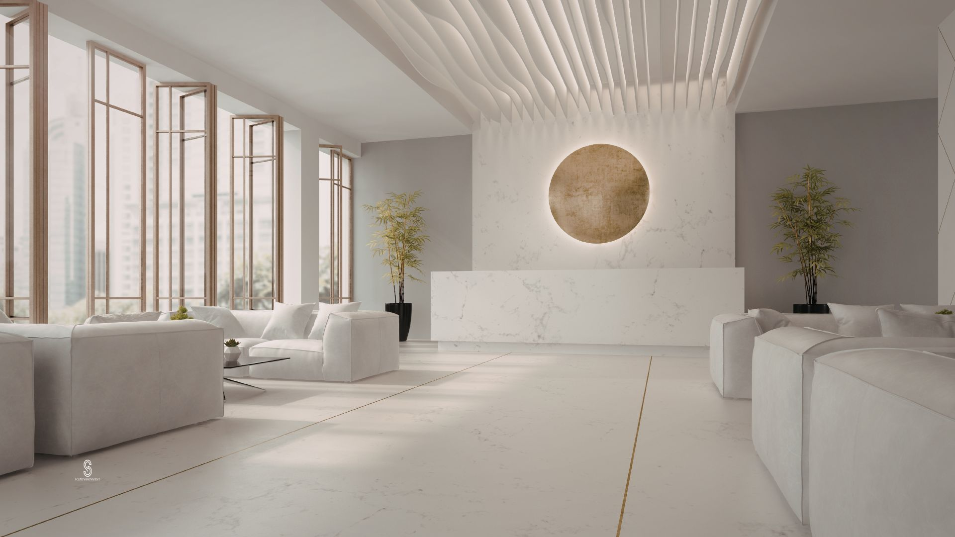 scent marketing strategy hospitality using ambient scent diffusion in a Hotel Lobby